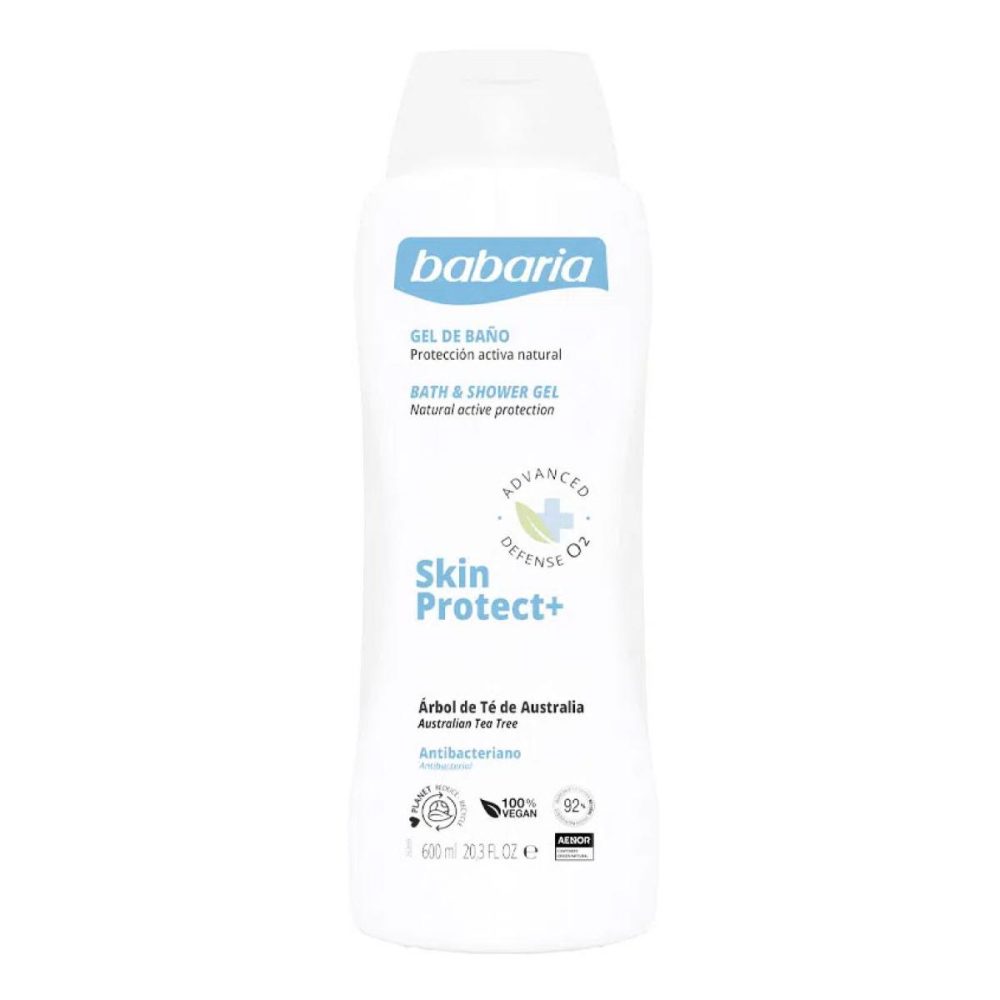 ژل شستشو بدن مدل Skin Protect+ باباریا | 600 میل