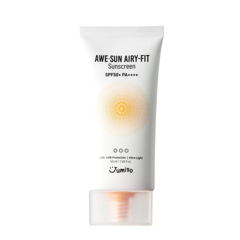 ضد آفتاب بدون رنگ مدل Awe-Sun Airy-Fit جومیسو | 50 میل