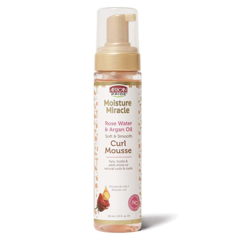 موس مو فر آفریکن پراید مدل Rose Water and Argan Oil حجم 251ml